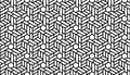 Black and White Geometric Pattern